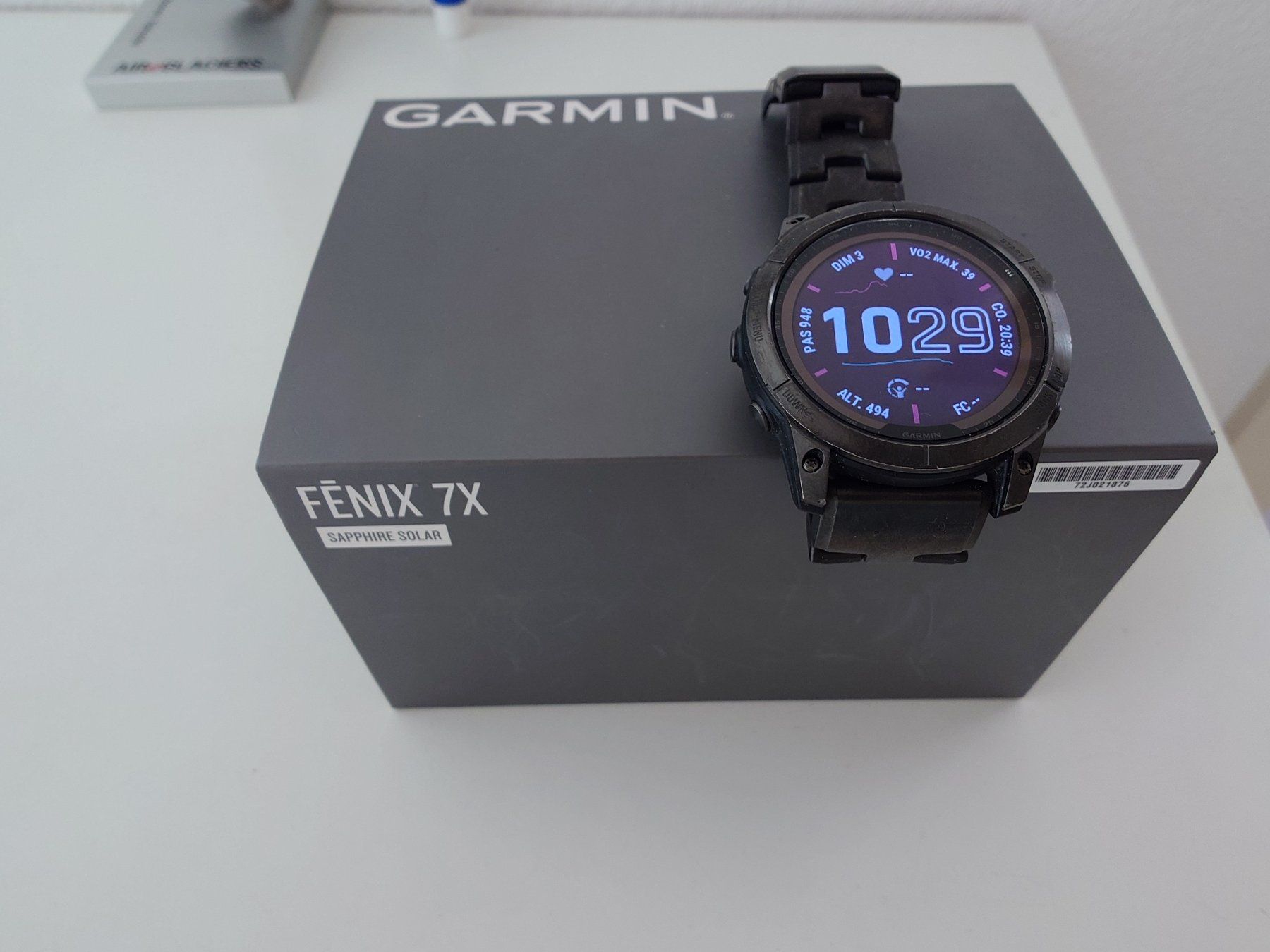 Fenix Smartwatch: Garmin Fenix 7x Saphir Solar – Gebraucht aus Leytron von Bell57