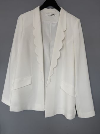 Blazer Blanc NAF NAF taille 38 - Style unique! Chic 49