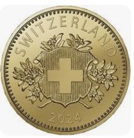25-Franken Goldmünze Swissmint 2024