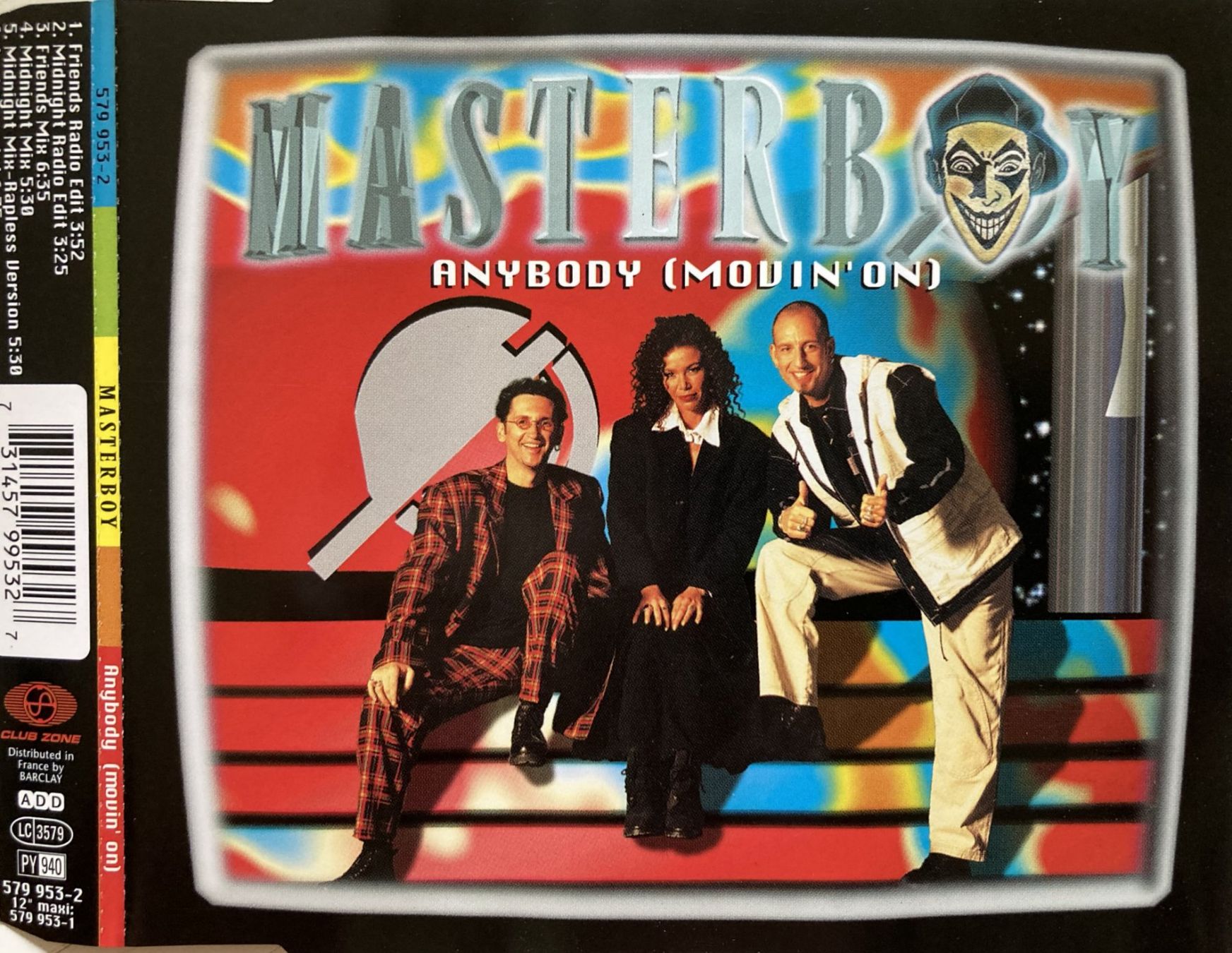 CD: MASTERBOY - ANYBODY (MOVIN' ON) – Usato da Bottens venduto da hotter-than-hell
