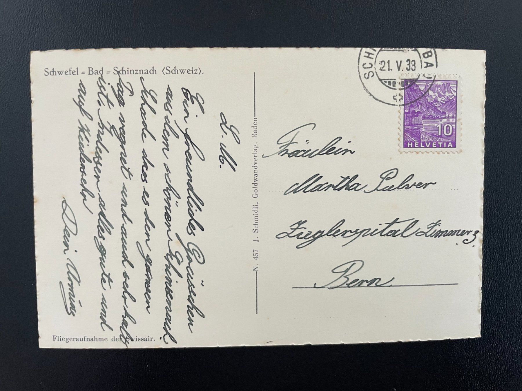 Cartoline postali: AK AG Schwefelbad, Schinznach – Usato da Thal venduto da Danny82 1