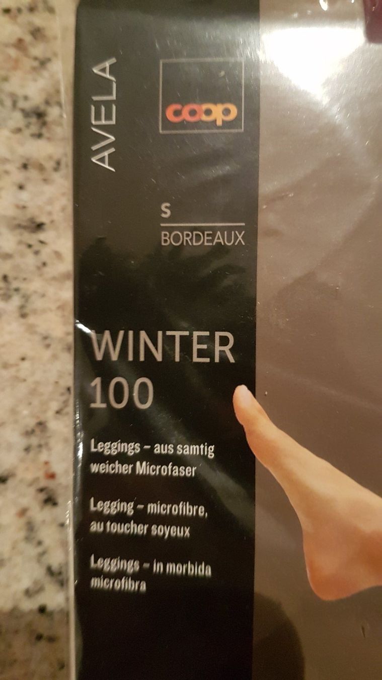 Leggings: Leggins samtigweich bordeaux S – Nuovo e nell'imballaggio originale da Grossaffoltern venduto da Sanchi 2
