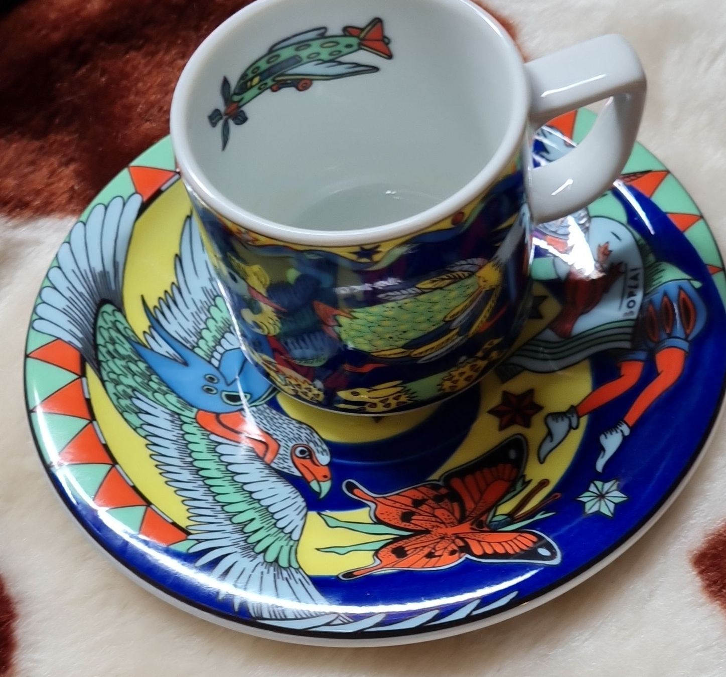 Bopla Tazze: BoplaEspresso Tasse mit Unterteller neu – Nuovo (secondo la descrizione) da Münsingen venduto da Cuci31