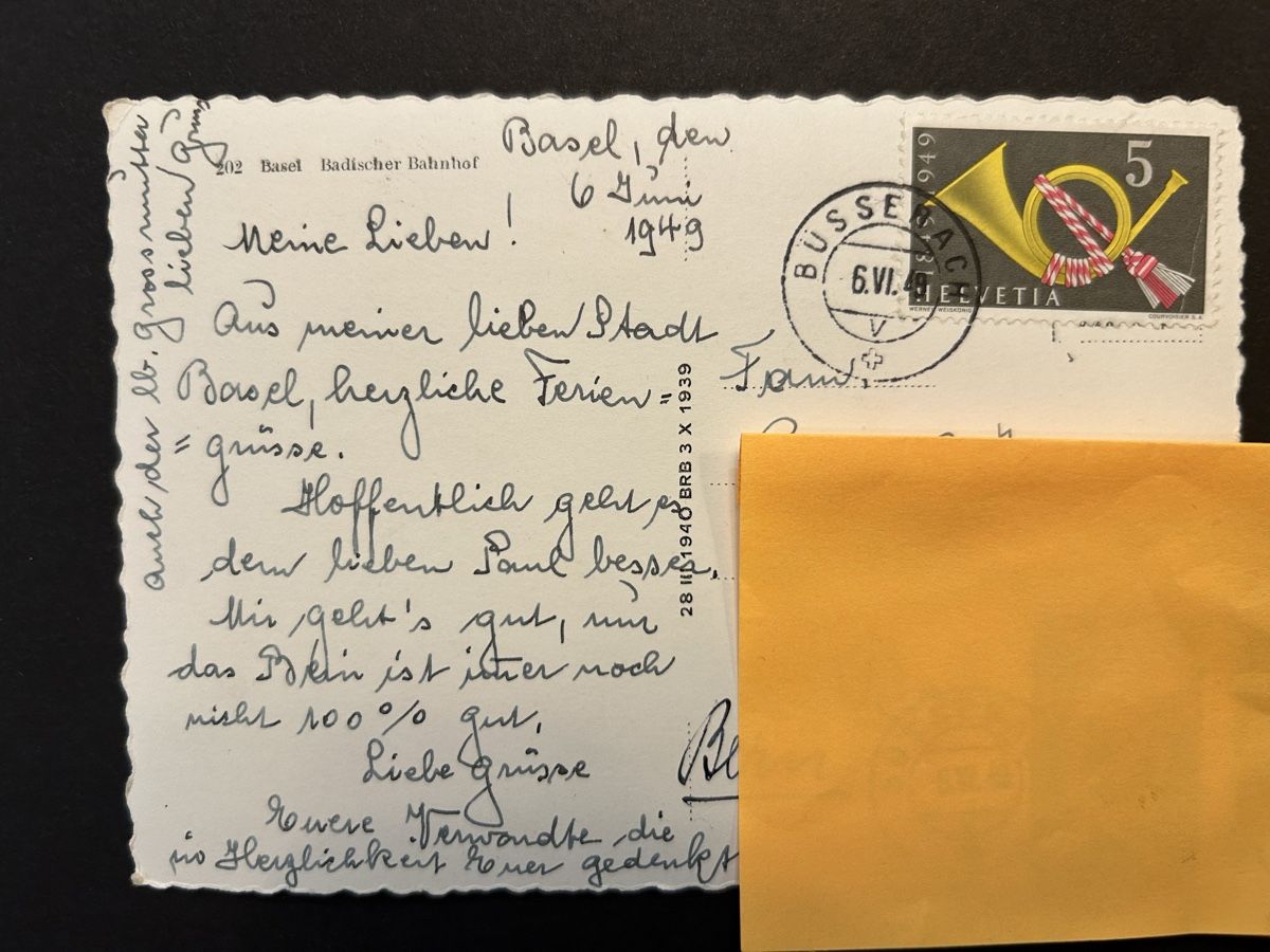 Cartes postales: Basel Badischer Bahnhof – D'occasion à Fanas par Alessio11 1