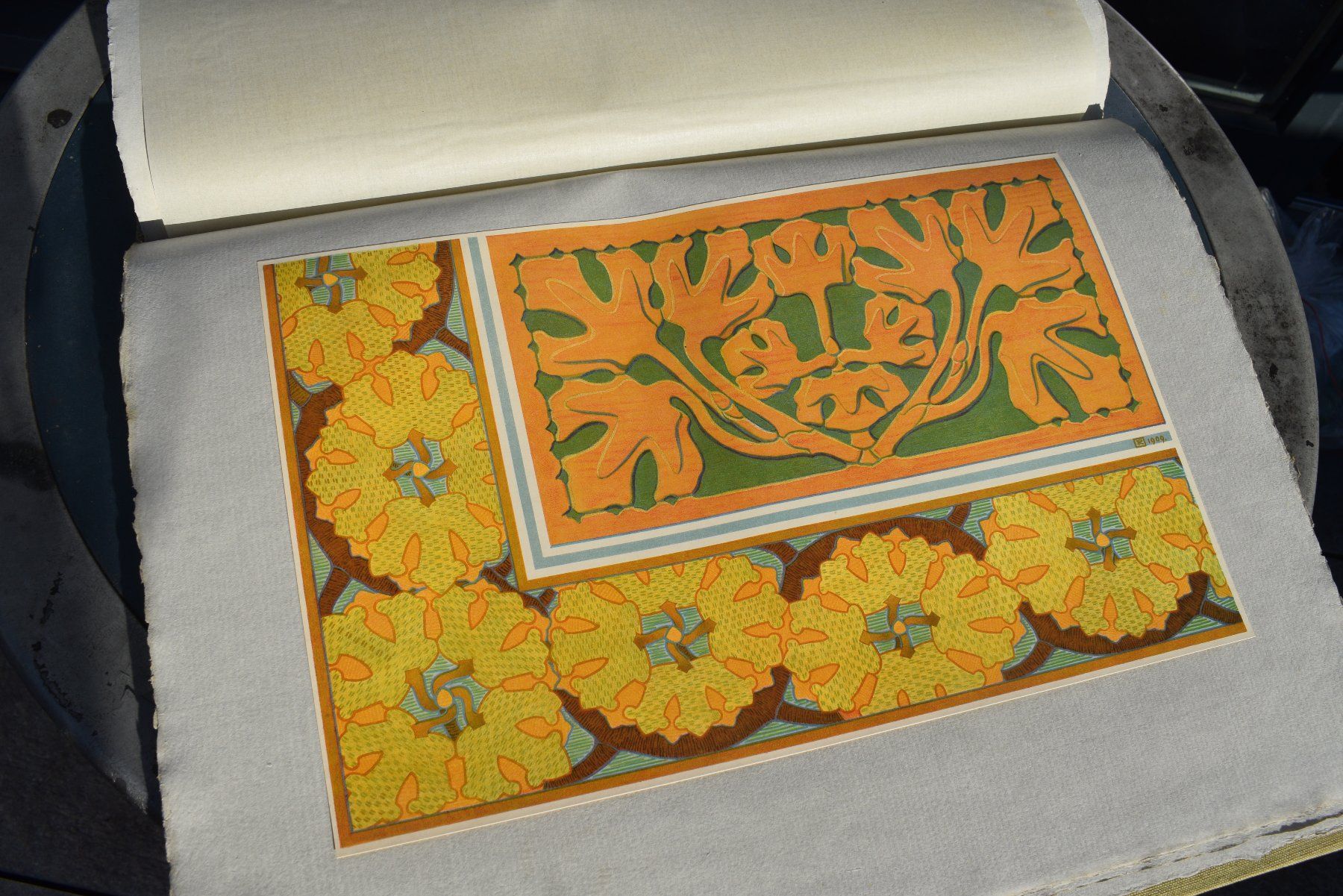 Arts picturaux & lithographies: Feulles d'Automne Edit. Ph.Robert Ried Bienne 1909. – D'occasion à Brügg BE par Aristotolius 8