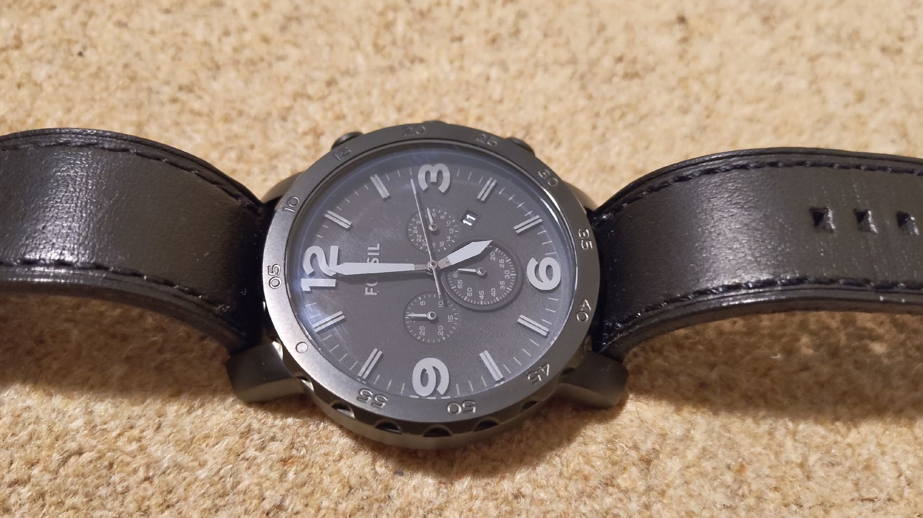 Fossil Montres: Fossil Chronograph Uhr schwarz Neu Prise: 180fr – D'occasion à Glattbrugg par har_jgc7 1