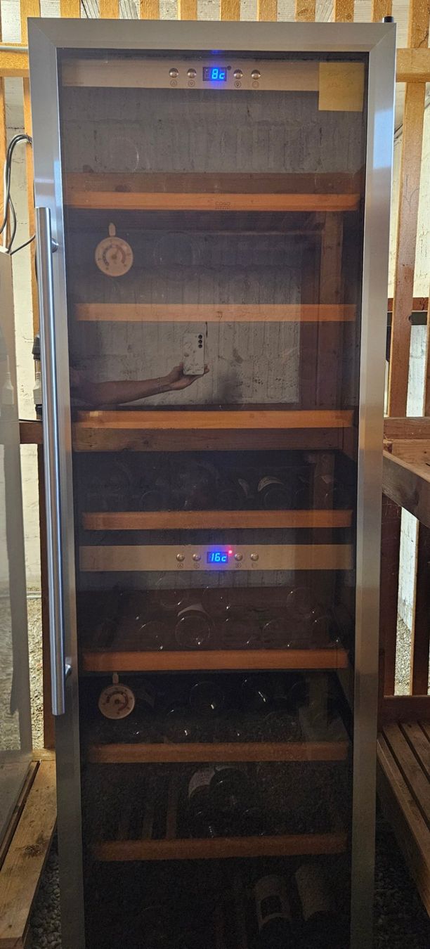 Kühlschrank: Weinkühlschrank CASO – Gebraucht aus Sins von Myck