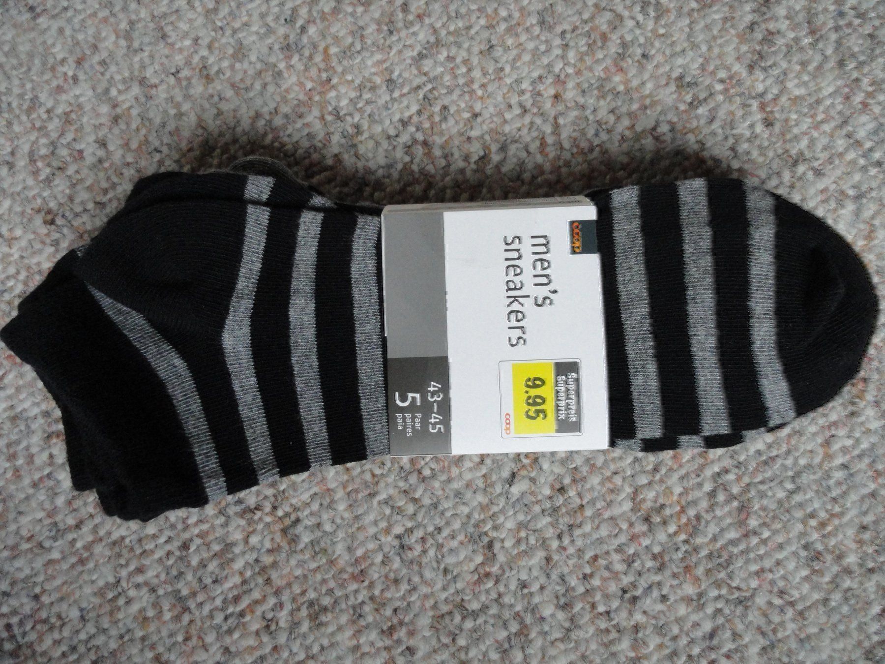 Calze per bambini: 5 Paar Sneaker Socken 43-45 neu – Nuovo e nell'imballaggio originale da Ins venduto da Baj