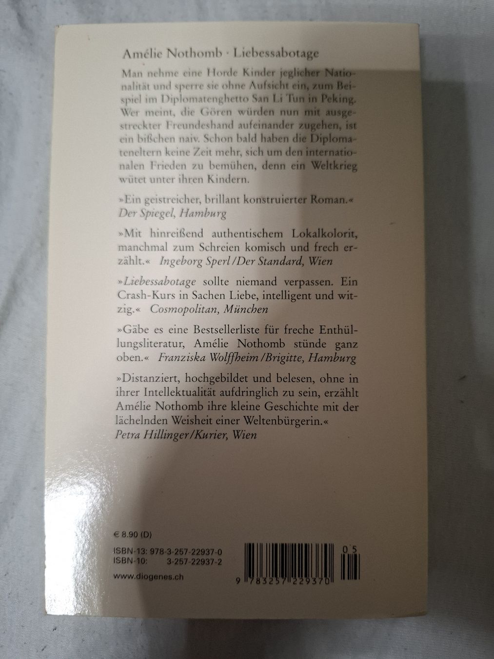Libri: Liebessabotage. Amélie Nothomb – Usato da Urtenen-Schönbühl venduto da nerdgirl 1