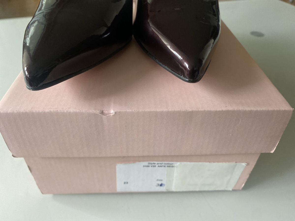 Scarpe da donna: Escarpins bordeaux vernis Andrea Puccini, taille 39👠 – Nuovo e nell'imballaggio originale da Geneve venduto da pat_p76n 8