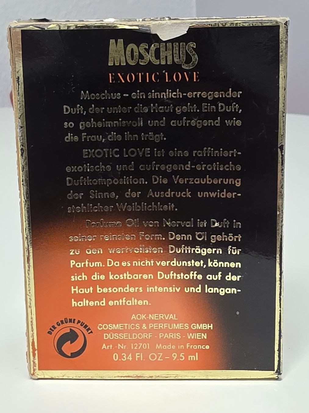 Profumi & Eau de Toilette: Moschus Exotic Love Parfüm – Usato da Suhr venduto da MrvicaAG 2
