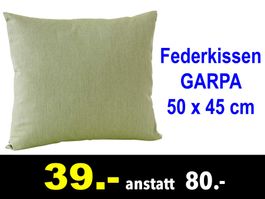 🔴  Federkissen GARPA 50 x 45 cm Leaf /814Z
