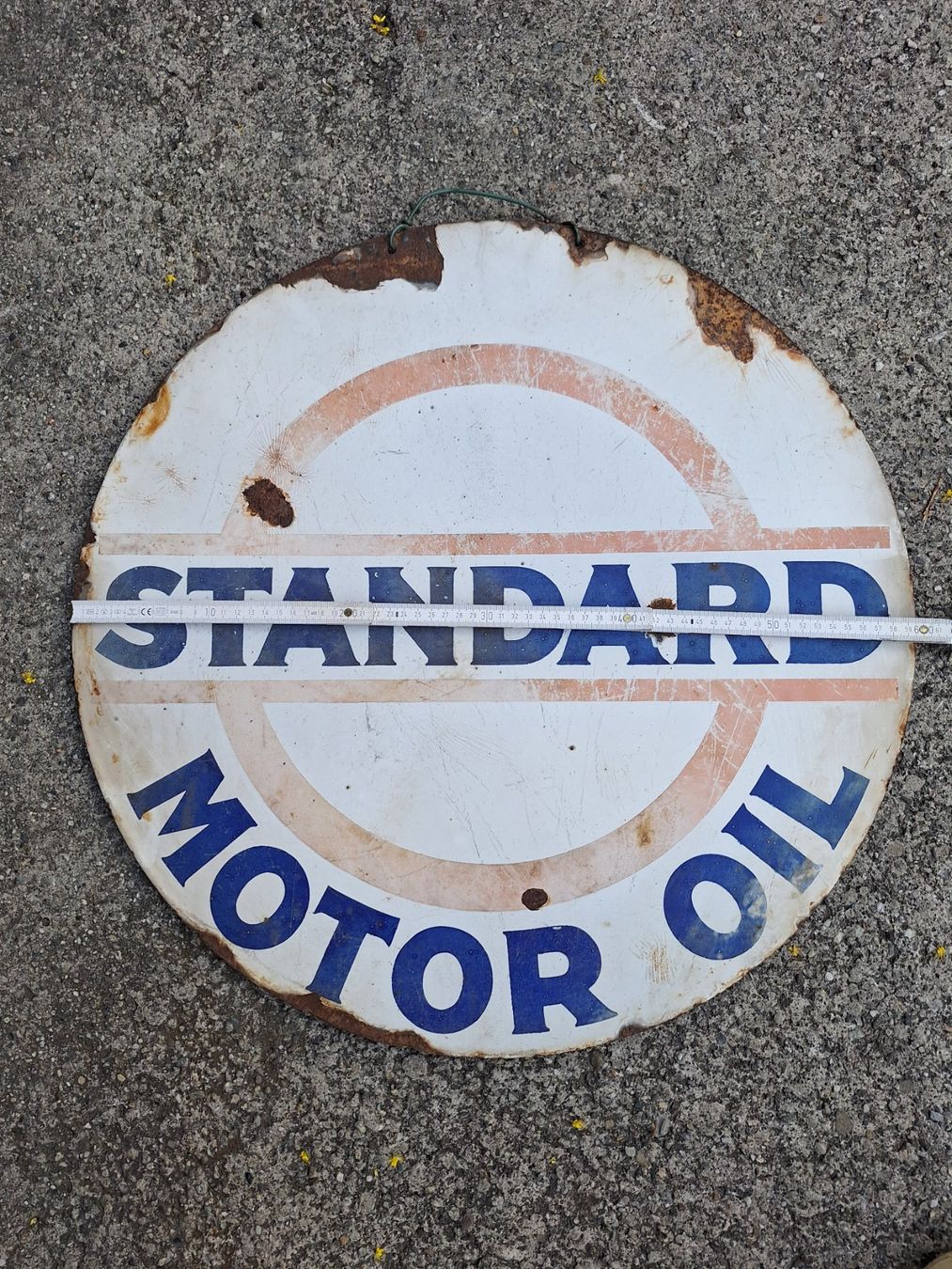 Schilder: Emailschild kein Blechschild Vintage Oldtimer Veteran – Gebraucht aus Winterthur von petrolch 1