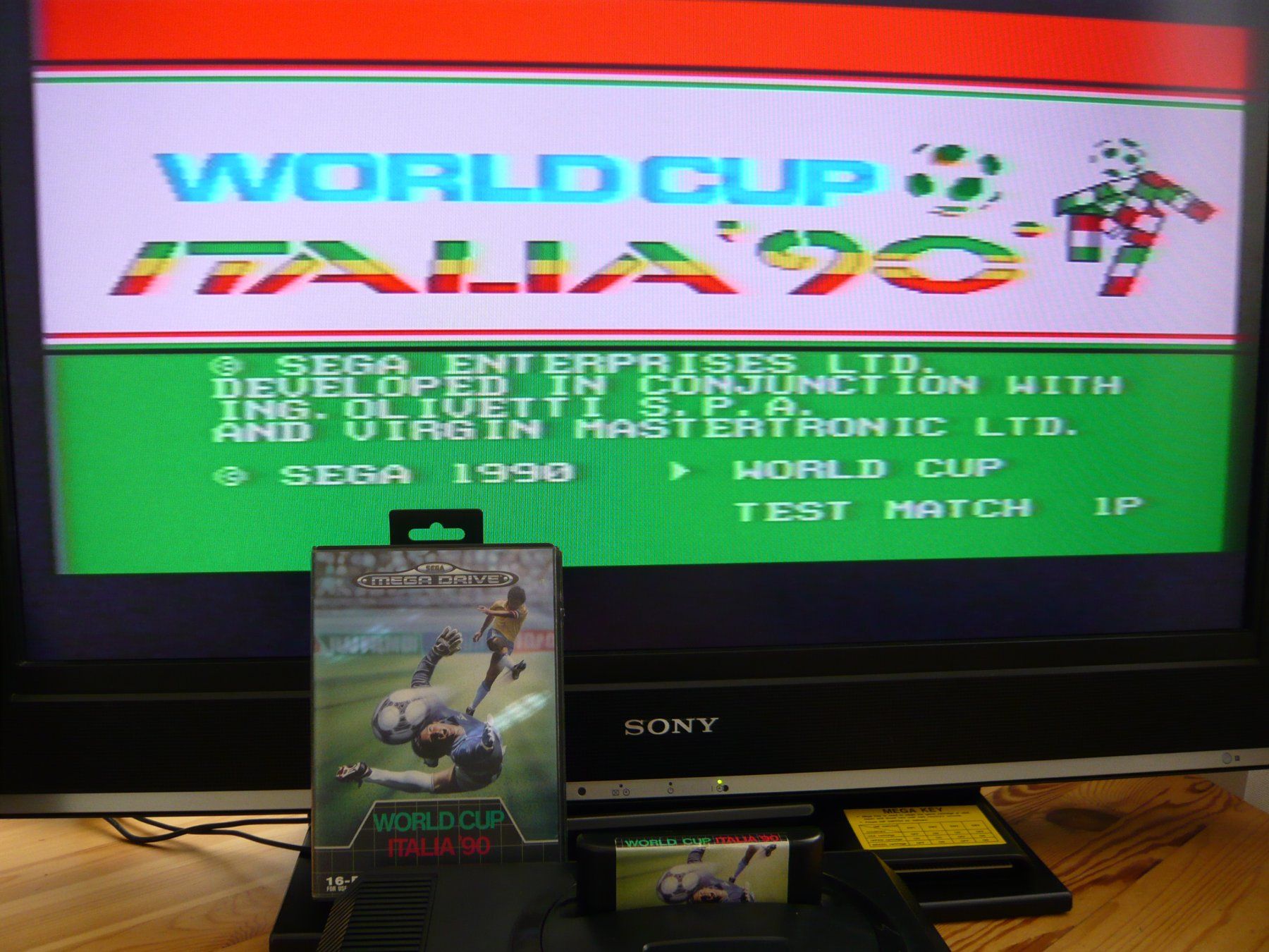 Sega Giochi: Mega Drive : World Cup Italia 90, CIB – Usato da Onex venduto da Jaguar1986