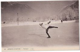 Patineur, Sports d'Hiver - Schlittschuhläufer, Wintersport