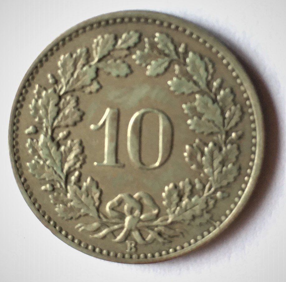 Tutti le monete: 10 Rappen 1875 – Nuovo (secondo la descrizione) da untervaz venduto da Wingert 1