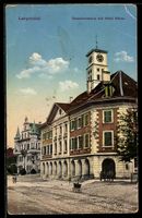 AK Langenthal, Gemeindehaus mit Hotel Bären