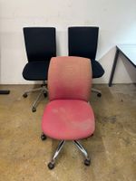 3 Bürostühle – 2× Vitra T-Chair funktionsfähig + 1× defekt