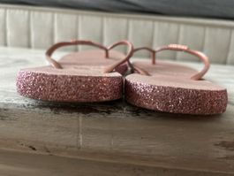 Havaianas Rosé Glitzer Gr. 39-40