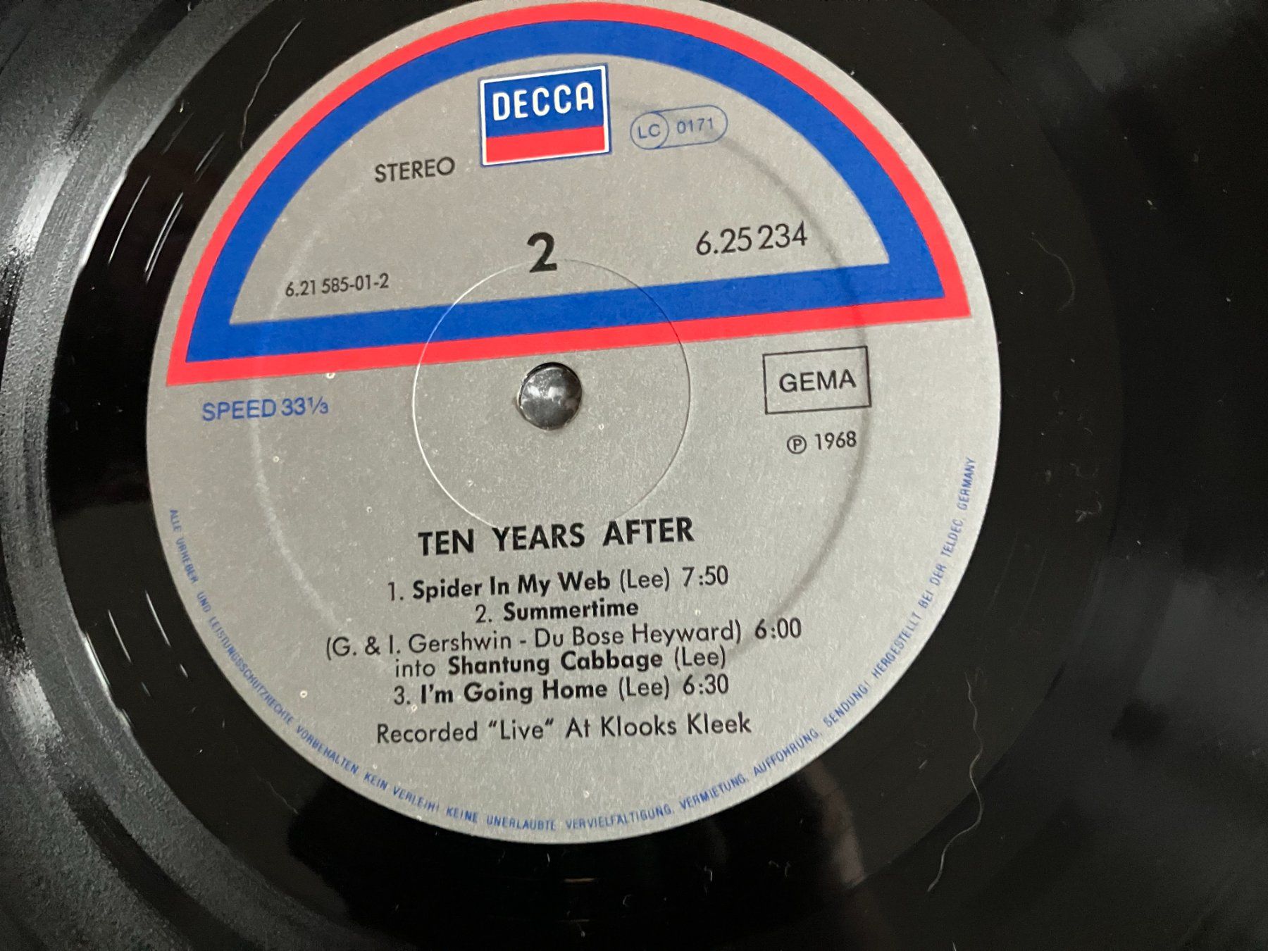 Dischi in vinile: Ten Years After – Usato da Aarwangen venduto da Jukebox3 6