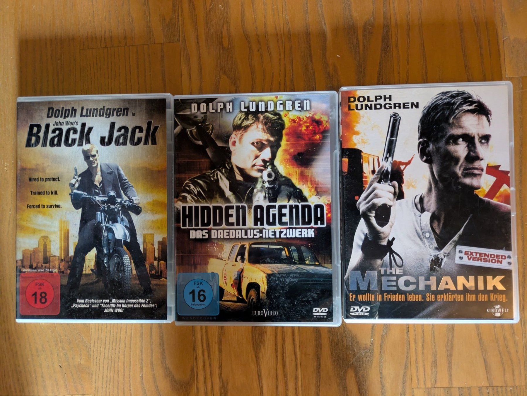 Alle DVDs: 3 DVD's - Dolph Lundgren Action-Pack! 💣🔫 – Gebraucht aus Männedorf von Pacer19