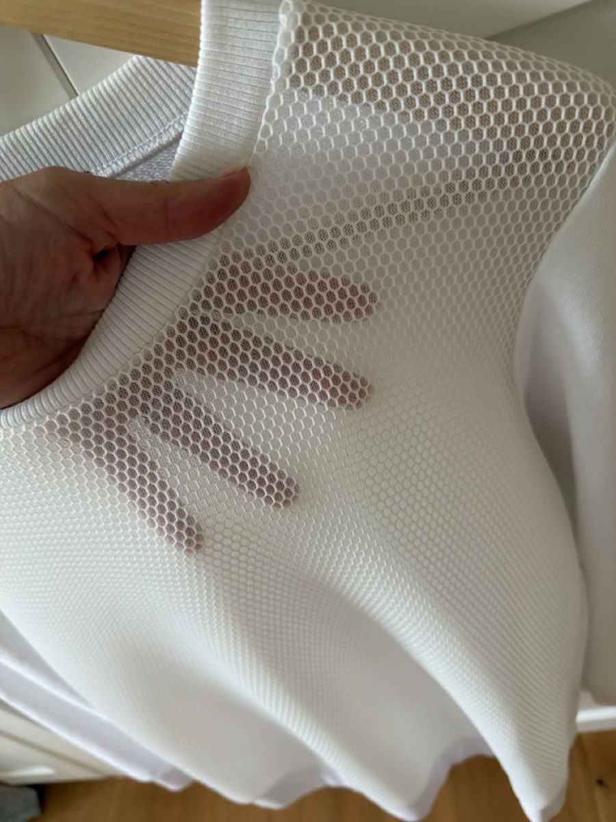 Jet Set Maglioni & Felpe: White Jet Set Mesh Sweatshirt  – Nuovo (secondo la descrizione) da Stallikon venduto da RTagel 2