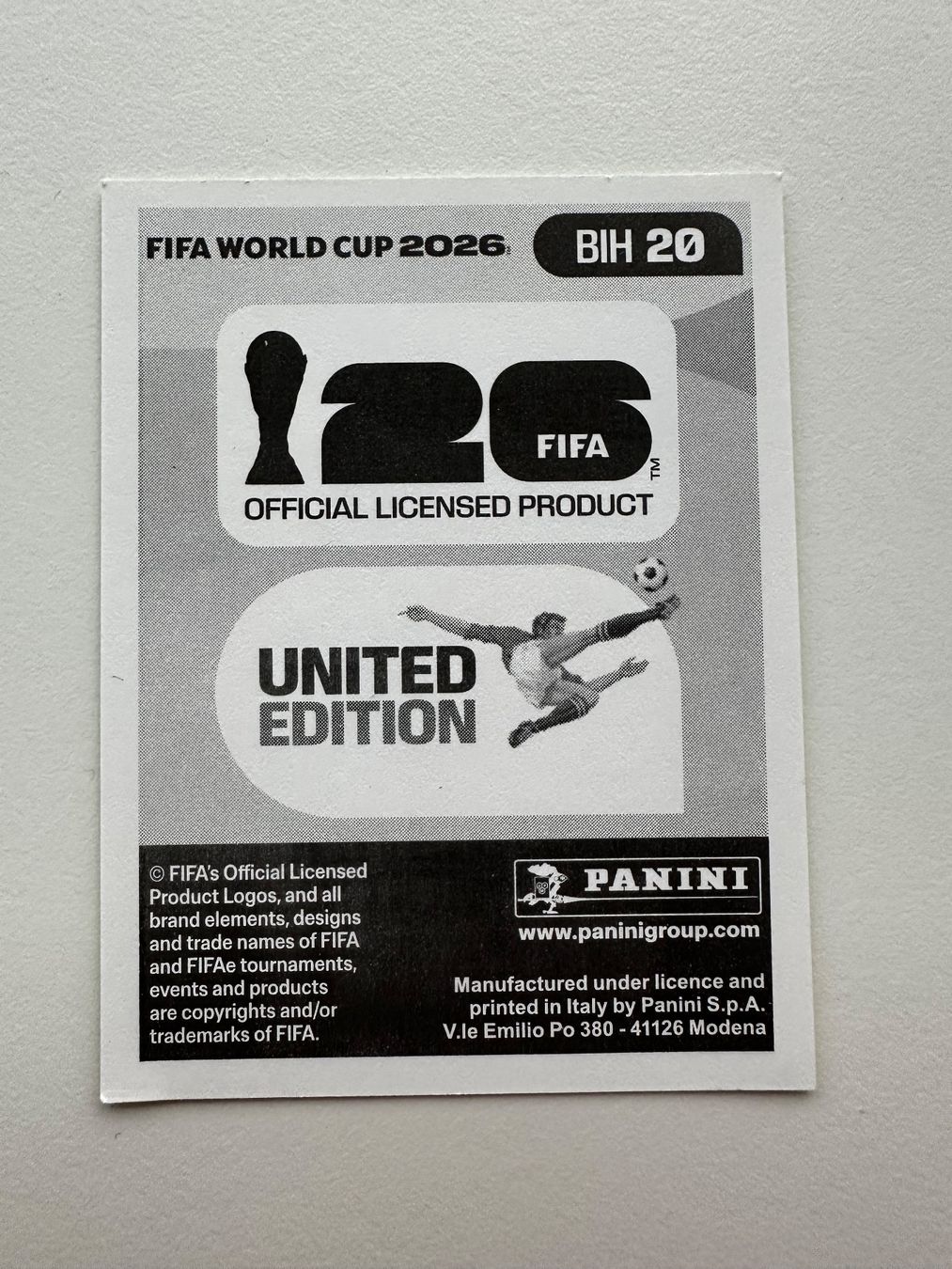 Panini Carte collezionabili: Haris Tabakovic Sticker, WM 2026, BIH 20 Panini – Nuovo (secondo la descrizione) da Zürich venduto da karsumpel11 1