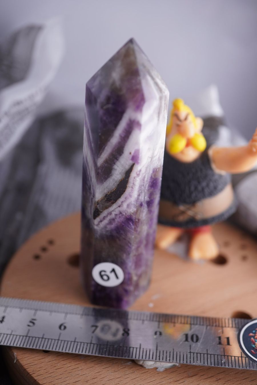 Minerali & Pietre curative: Amethyst     Spitze  ca  90mm  x 25mm – Nuovo e nell'imballaggio originale da Eschenbach SG venduto da topstone 1