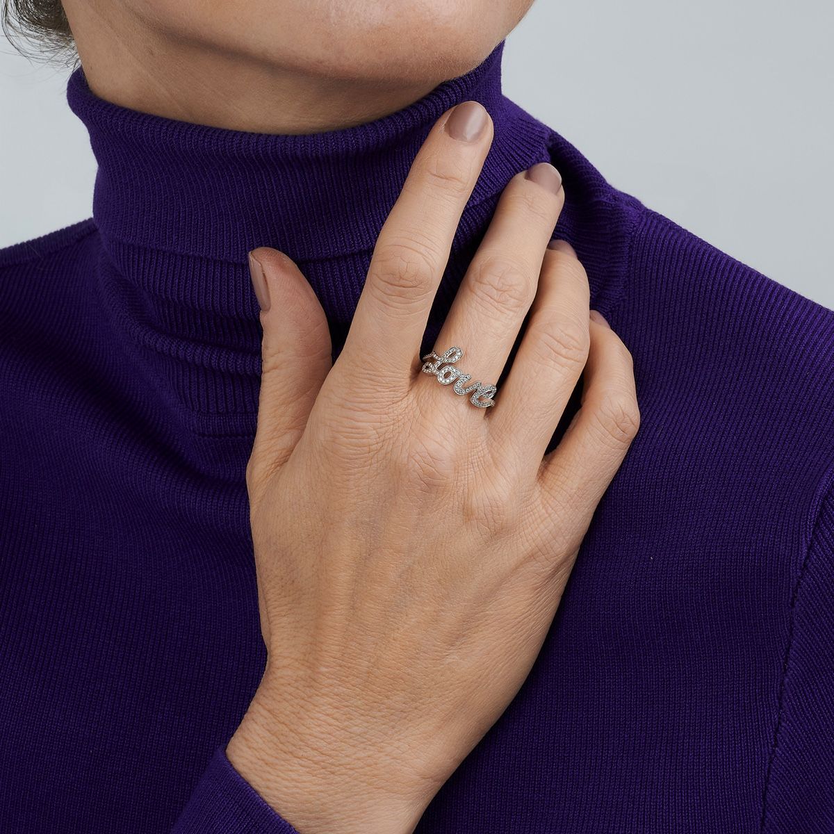 Ringe: Ring Weissgold mit Diamanten LOVE – Gebraucht aus Zürich von hafnersh 5