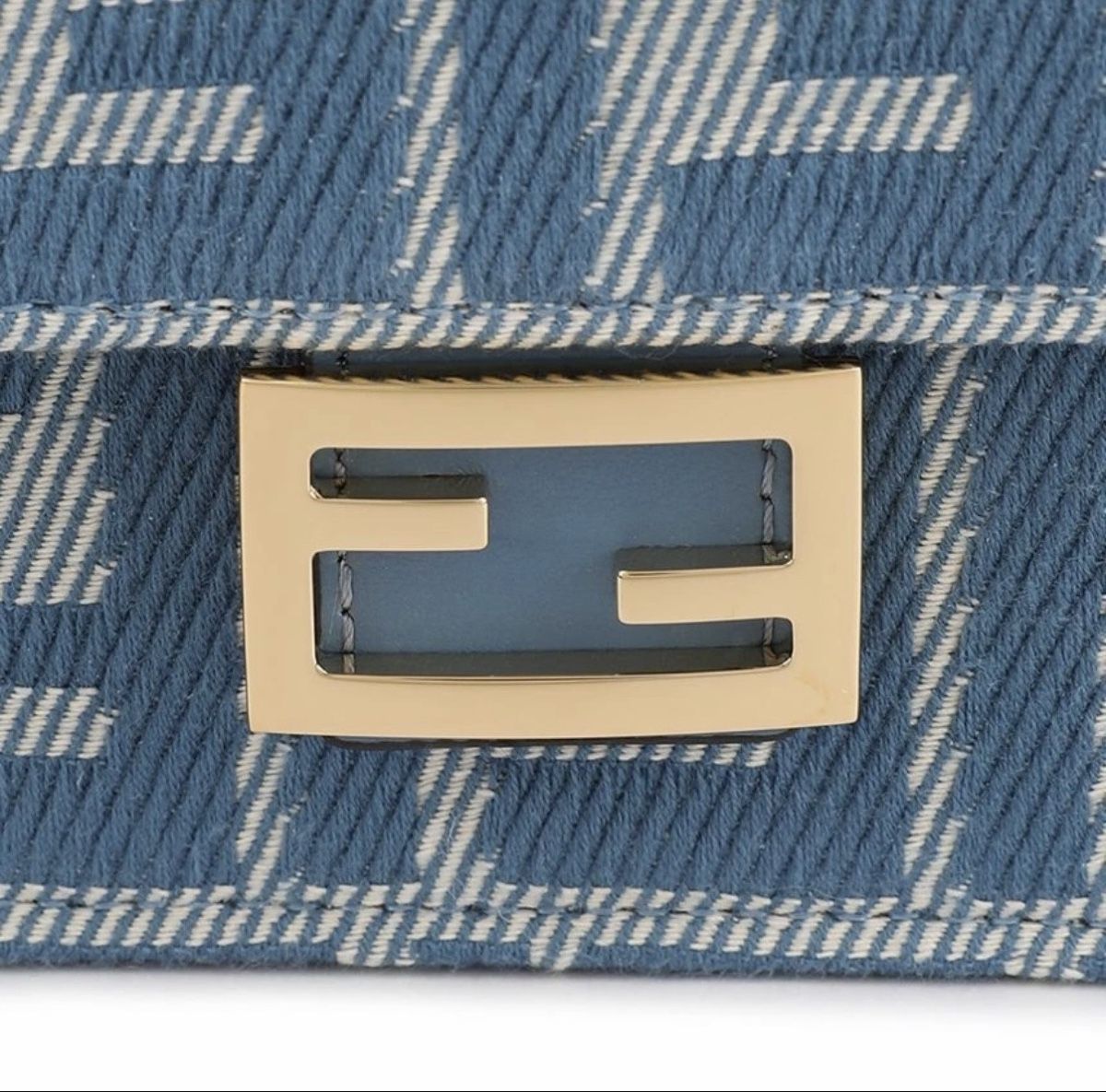 Fendi Borse da donna: Fendi Baguette FF Jacquard Denim – Nuovo (secondo la descrizione) da Chur venduto da tince07 7