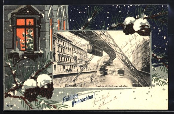Cartoline postali: Grusskarten-AK Elberfeld, Partie an der  – Usato da Berlin venduto da bartko-reher