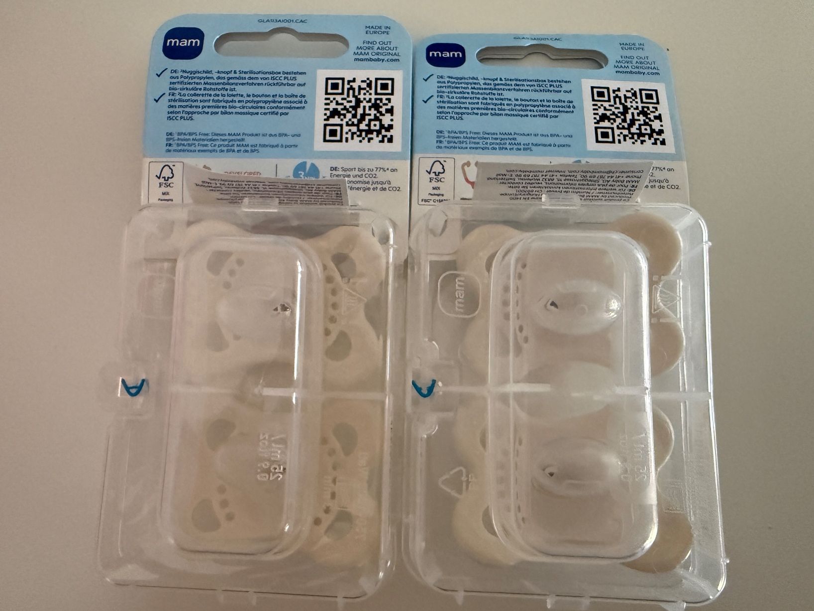 Mam Nuggis & Nuggiketten: NEU! 2x MAM Nuggi 2er Set 0-6Monate – Neu und originalverpackt aus Schönenwerd von d.chiara 1