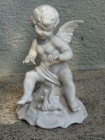 antike Porzellanfigur Figur Biskuitporzellan DRESDEN Engel  