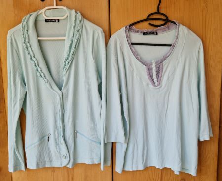 Vintage Twinset Betty Barclay Jacke & Shirt mint Gr. L (SVT)