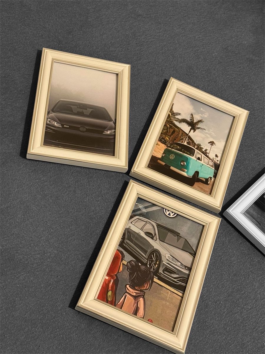 Poster & Bilder: Set de 4 cadres Volkswagen – Neu und originalverpackt aus Châtel-St-Denis von Montclair_Swiss 2