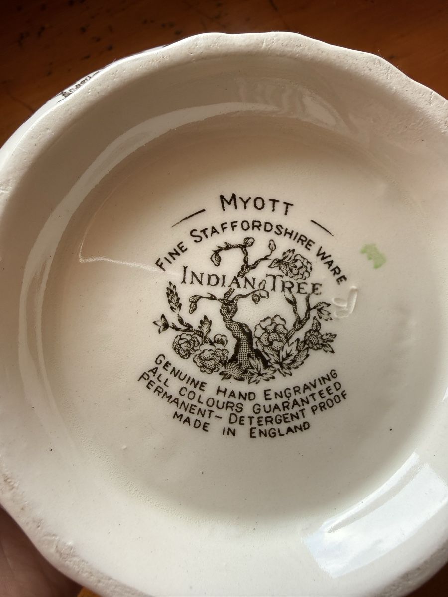 Teiere: Myott Indian Tree Creamer and Teapot Set – Usato da Le Sentier venduto da dar_hb62 3