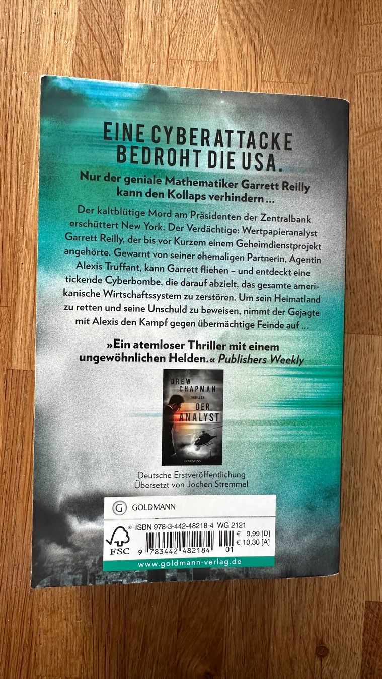 Livres: Buch - Der Trader - Drey Chapman – D'occasion à Winterthur par Secondhand-Family 1