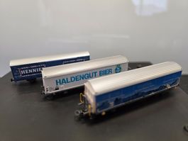Roco SBB Hbis Güterwagen HO DC (3 Stück)