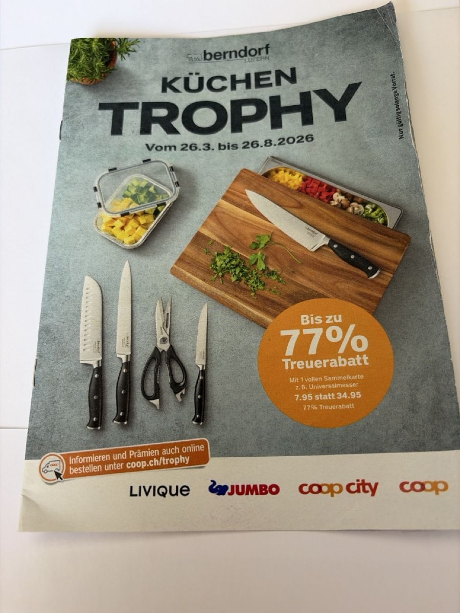 Coop Sammelmarken & -punkte: Coop Küchen Trophy 4 volle Sammelkarten – Neu (gemäss Beschreibung) aus Uster von oranger_pulli 1