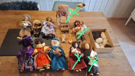 Krippenfiguren Teils Schwarzenberger 