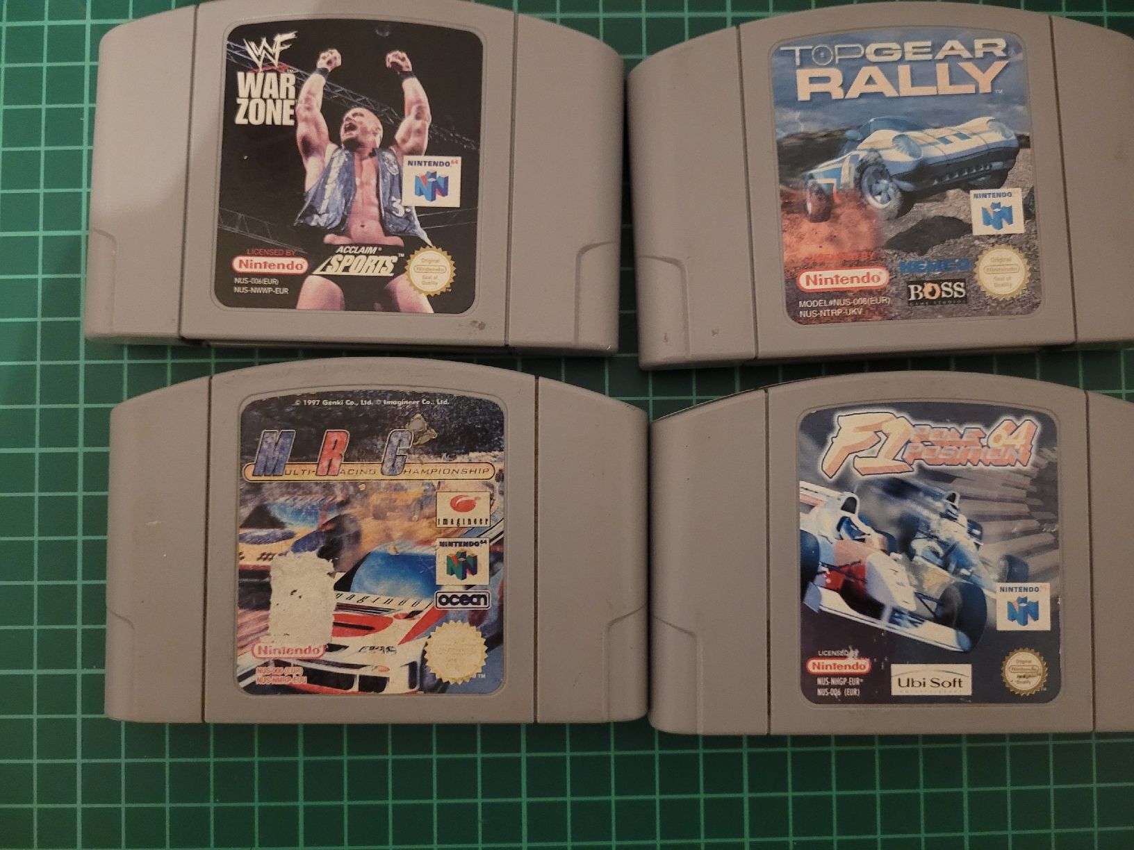 Nintendo 64 N64 Games Bundle - WWF, F1, Top Gear, MRC (Gebraucht) in ...