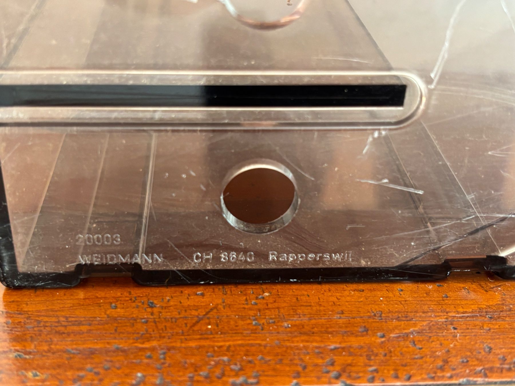 Supports pour instruments & partitions: 2 vintage LP Plattenständer Weidmann Rapperswil Ex Libris – D'occasion à THERWIL par Fcbbasel 2