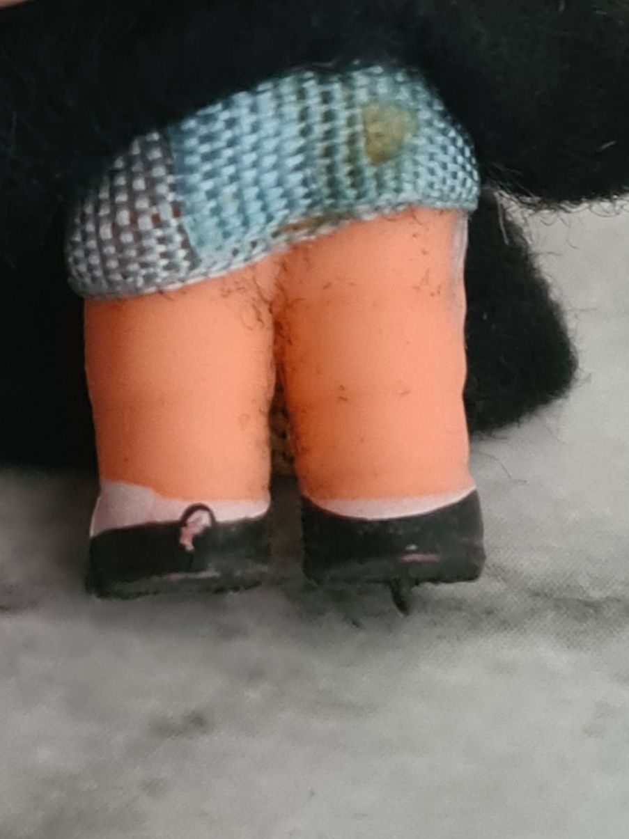 Bambole: Antikes Mini Püppchen Gummi Münchner Kindl, 1950, 5 cm – Usato da Winterthur venduto da bibummi 4