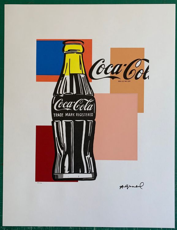 Andy Warhol: Coca Cola. 34/100 - Subasta Real · Subastas de Arte Online