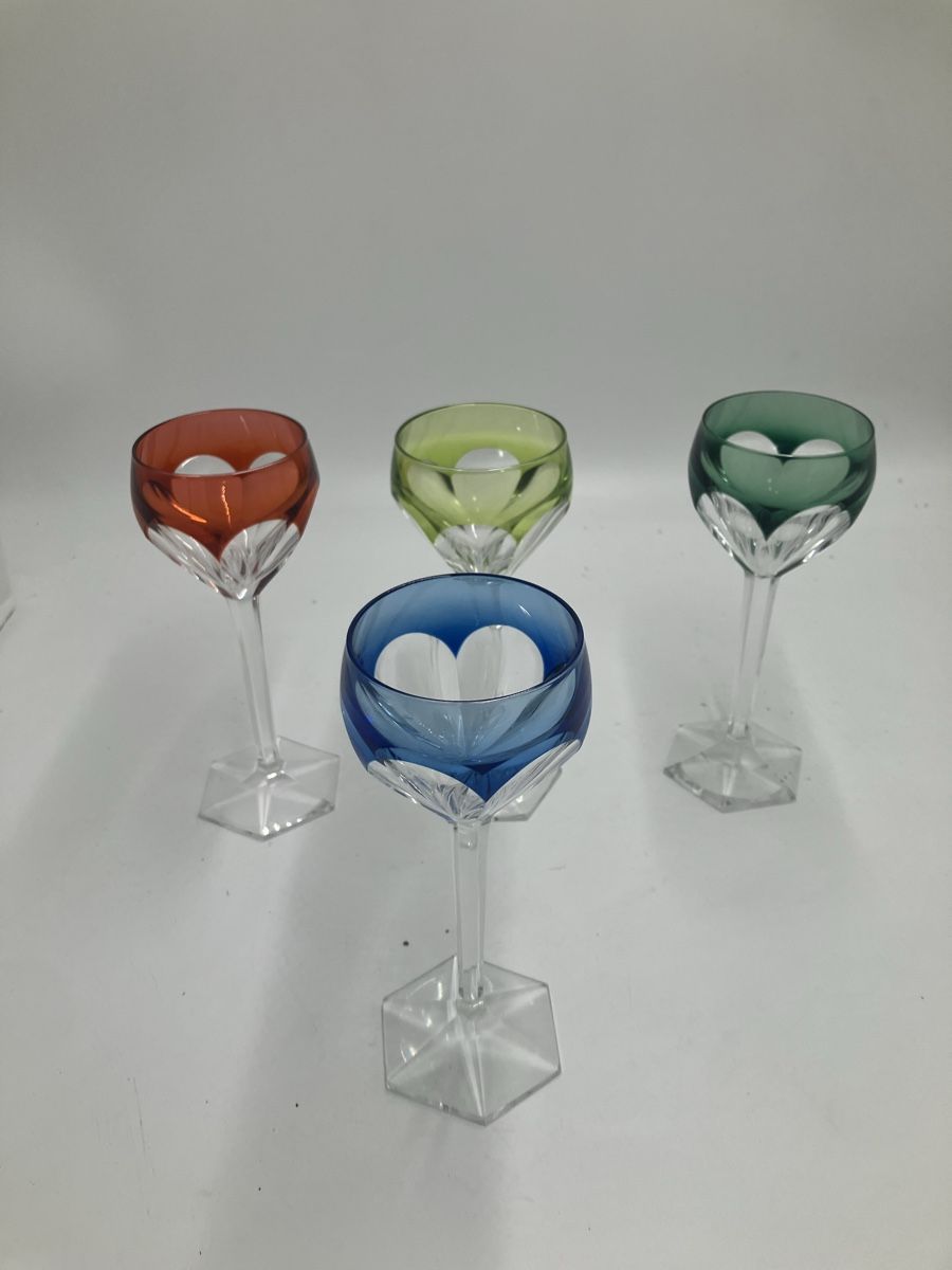 Lambert Bicchieri: 4 Verres Val St Lambert – Usato da fribourg venduto da Retroverso