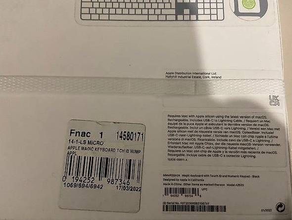 Tastiere: APPLE Magic Clavier Bluetooth, Lightning, USB, Sans fil – Usato da Le Grand-Saconnex venduto da aru_jl2c 3