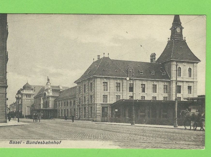 Cartoline postali: Basel Bundesbahnhof – Usato da Zürich venduto da t24_de