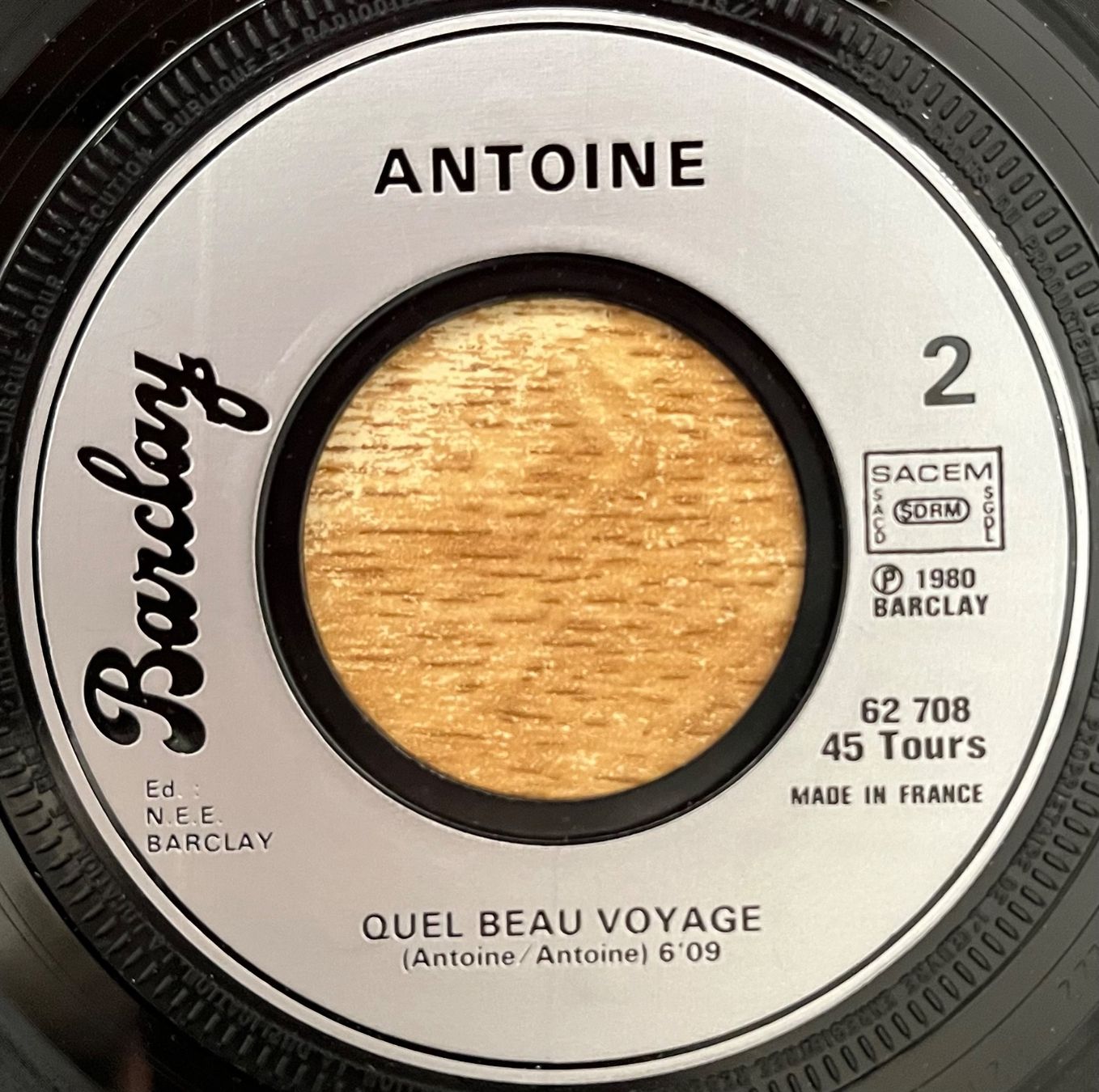 Dischi in vinile: ANTOINE - LA MOTOGODILLE – Usato da Bussigny venduto da vinyl-pas-cher 3