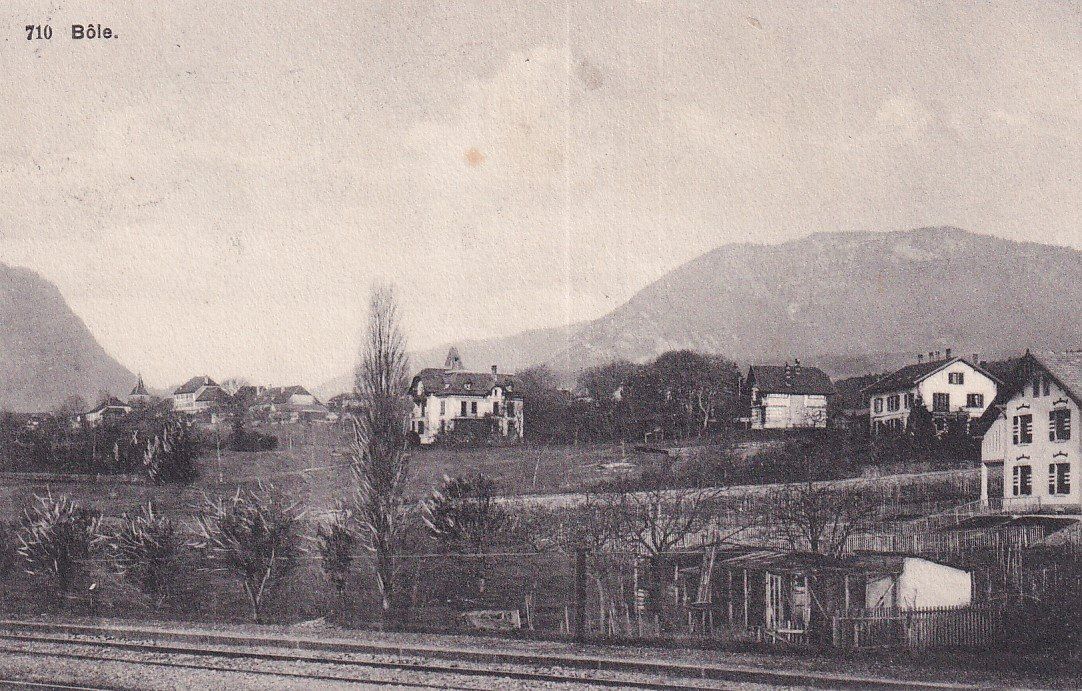 Cartoline postali: Bôle   NE       en 1913 – Usato da Brig venduto da Valcards54
