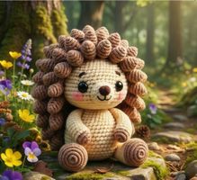 Häkelset für Fortgeschrittene - Igel- Geschenk- Handarbeit